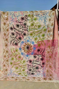 Suzani kantha tæppe no. 3