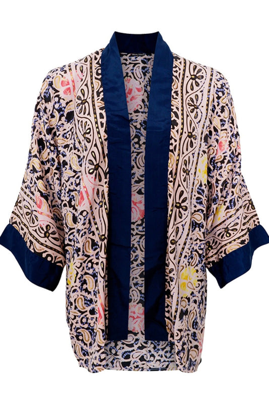 Luna Short Kimono Blue Decor