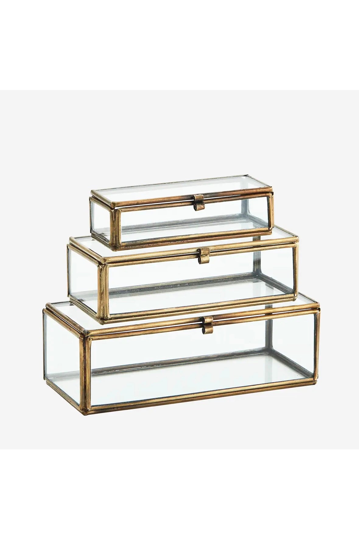 Glasskrin 3 stk