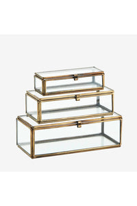 Glasskrin 3 stk