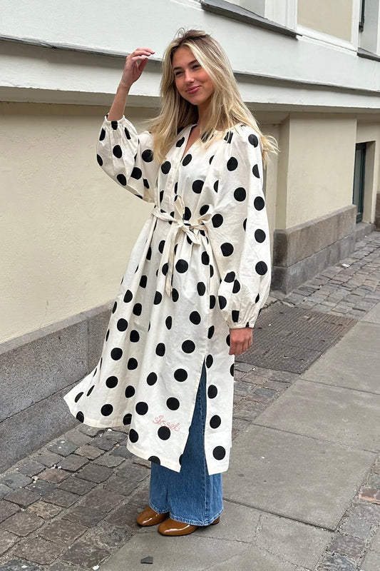 Lara Dress Black Dots
