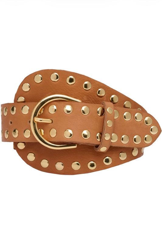 Dunja Belt Cognac Gold