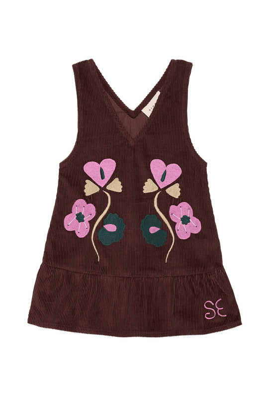 Hollie MINI Dress Chocolate Brown