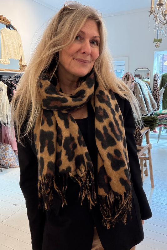 Tørklæde leoprint