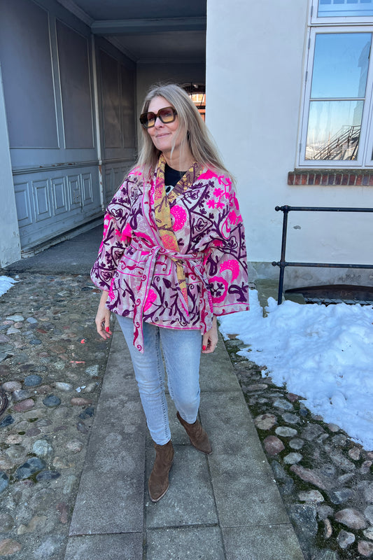 Bitten kantha jakke No. 314