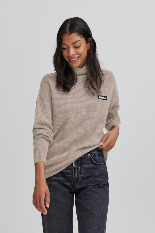 Stacy High Neck Pullover