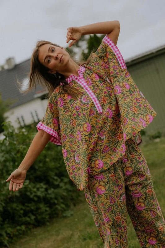 Printed Pants Giallo