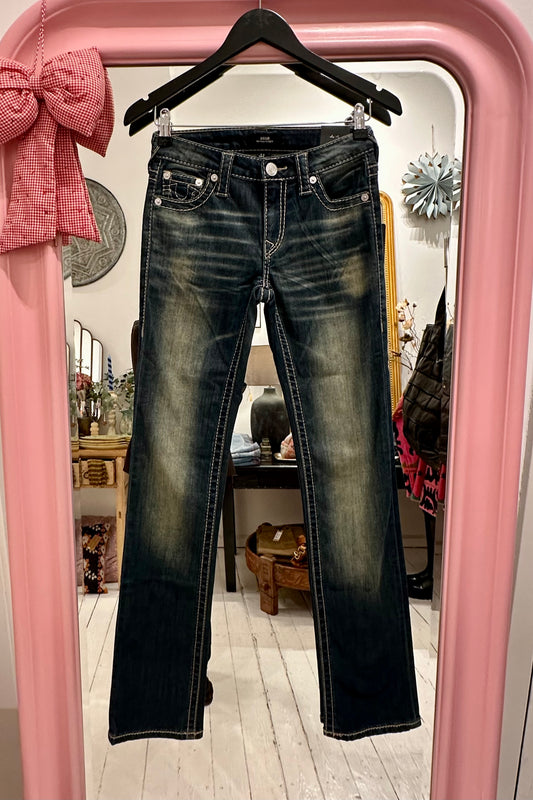 Billie Mid Rise Straight Fit Polar Glow