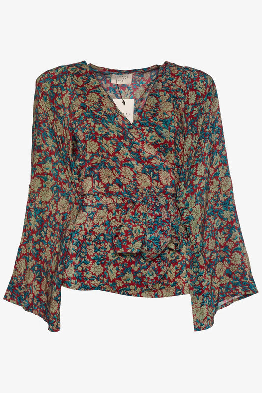 Willis Silk Wrap Top No. 7