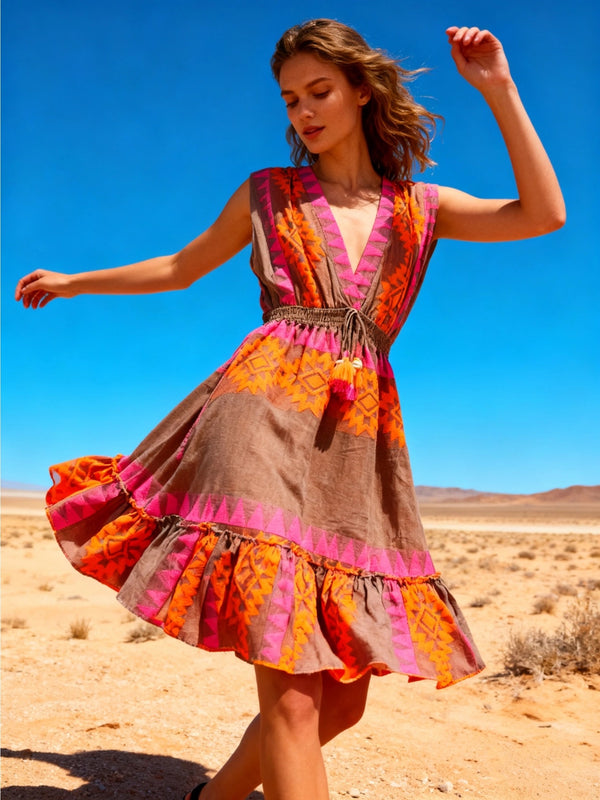 Boheme Kjole Multi