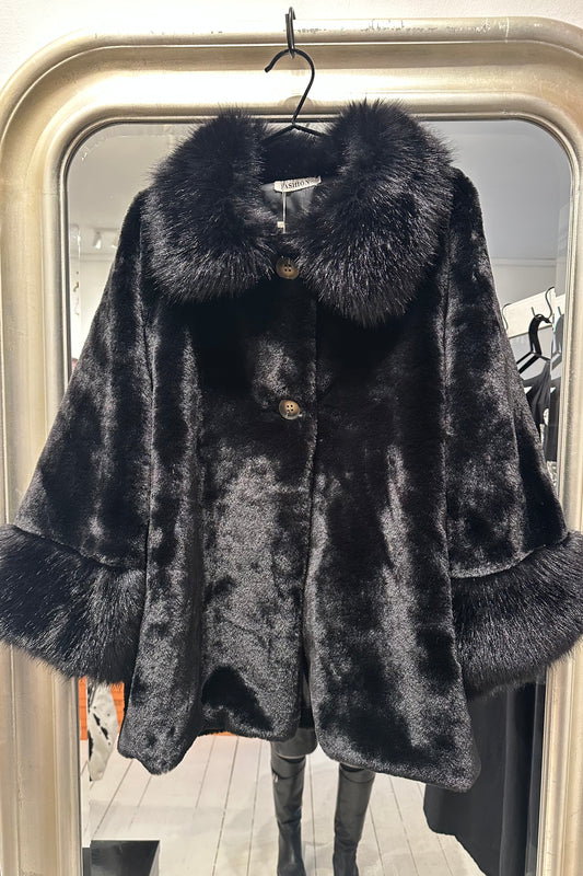 Fake fur Black