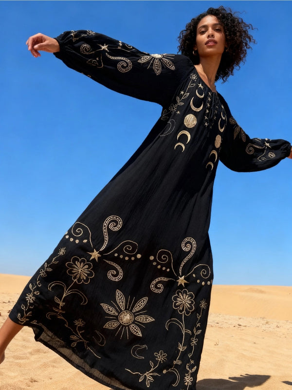 Moon Dress Black