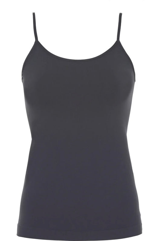 Ellen Spaghetti Top Grey