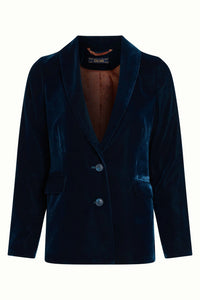 Brooke Blazer Garmine Velvet