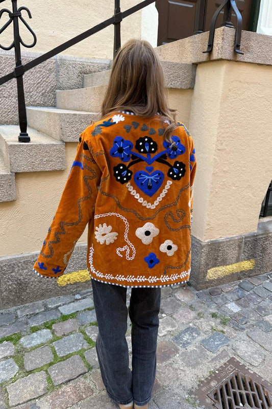 Maggie Jacket Velvet Brown