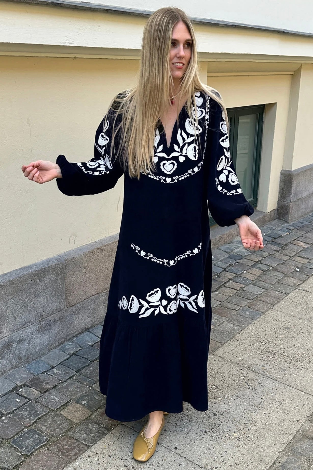 Kamma Dress Navy