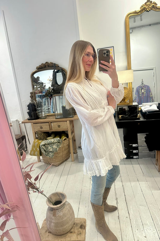 Francesca Short Dress Moonstone