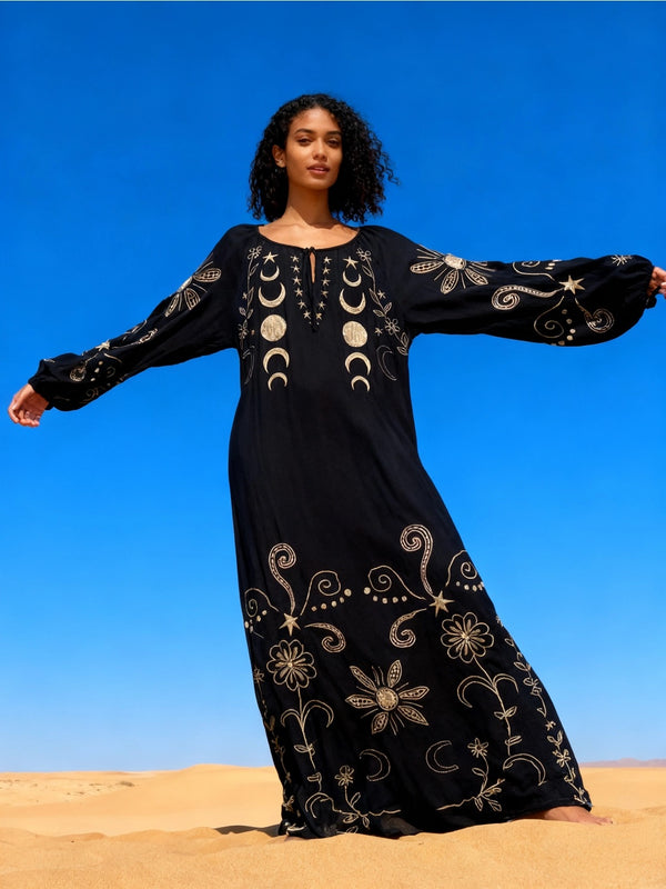 Moon Dress Black