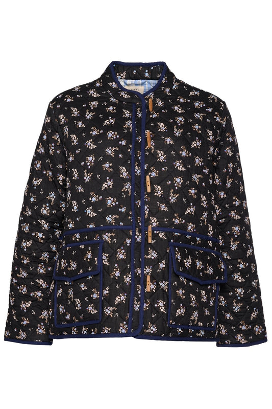 Adriane Jacket Floral Black