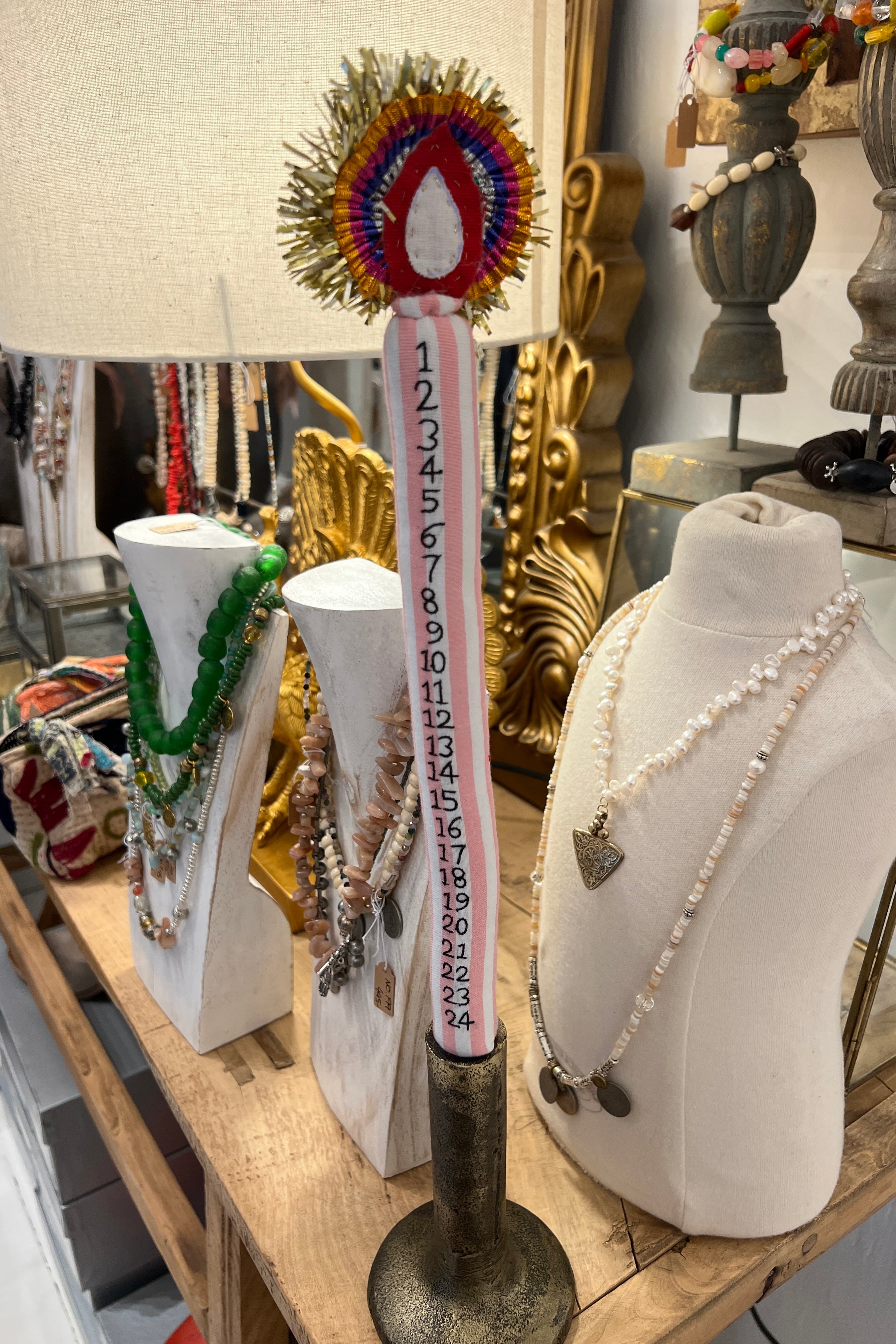 Calendar Light Pink Stripes