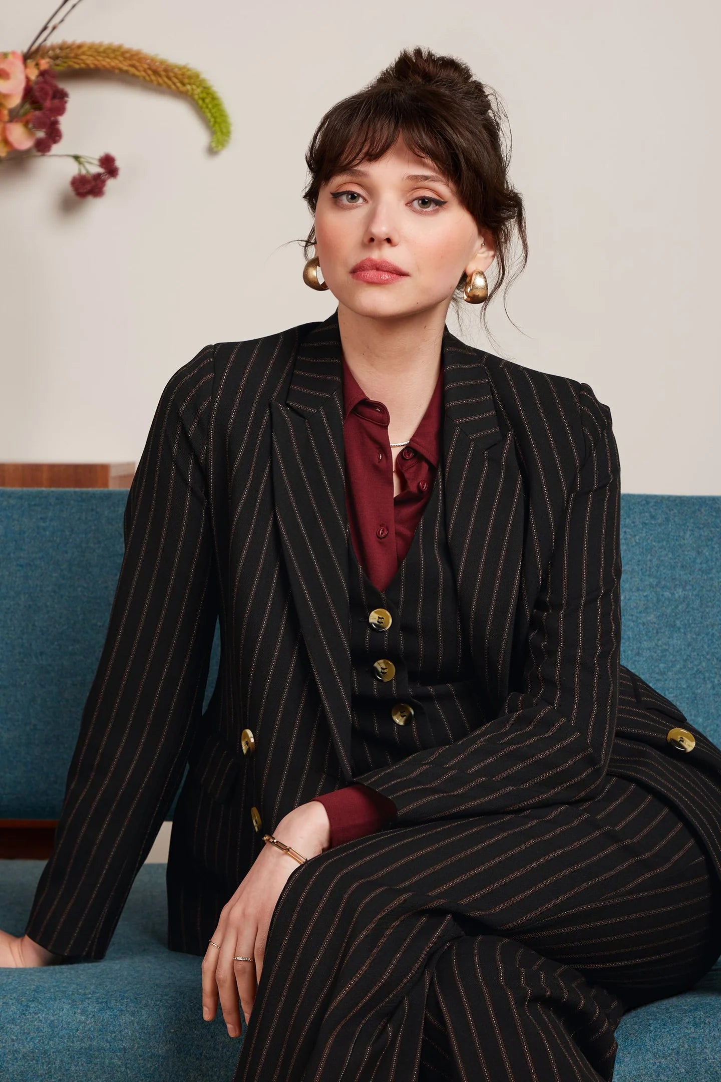 Tina Blazer Ziggy Stripe