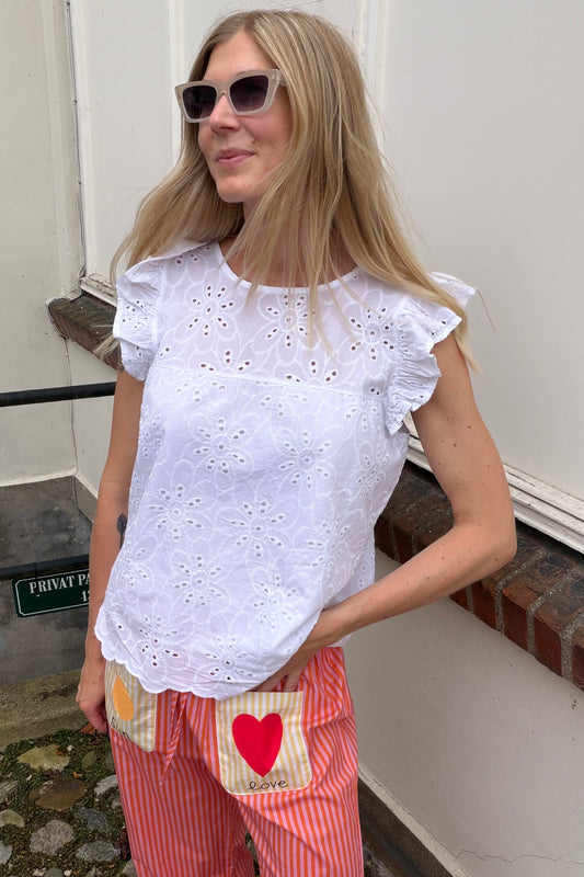 Angie Top White