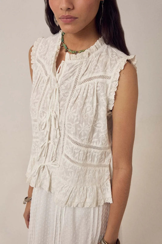 Camilla Top White