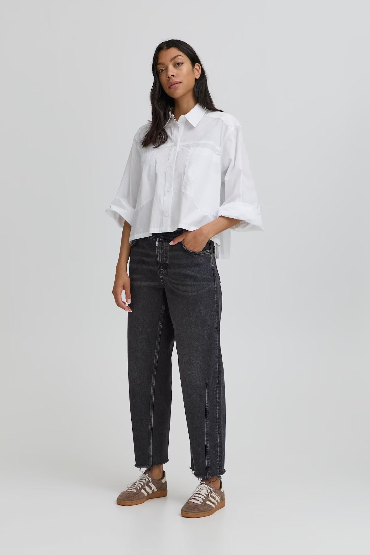 Cammeo Jeans Grå vask