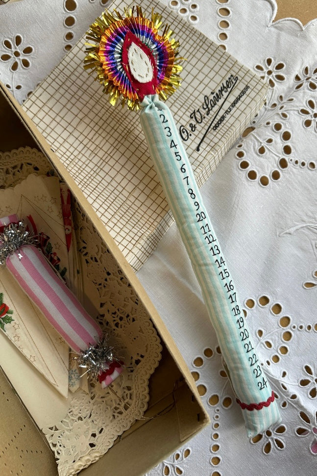 Calendar Light Mint Stripes