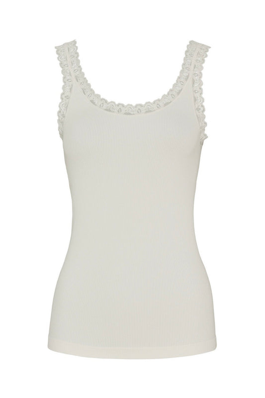 Frida top m/ blonde beige