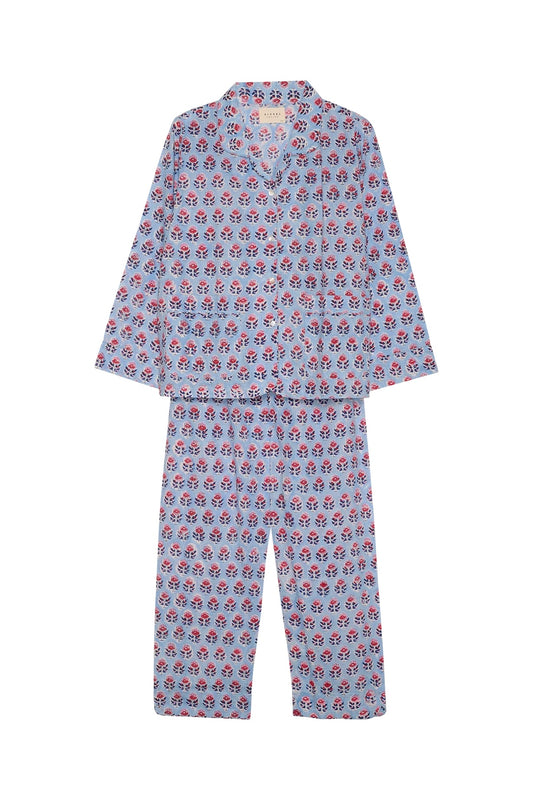 Nuit Pyjamas Set Blue Sky