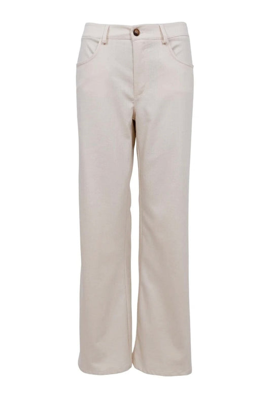 Box Pants Off White