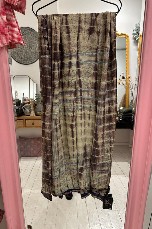 Stort Silke tørklæde