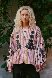 Rikke Top Pink Stripes