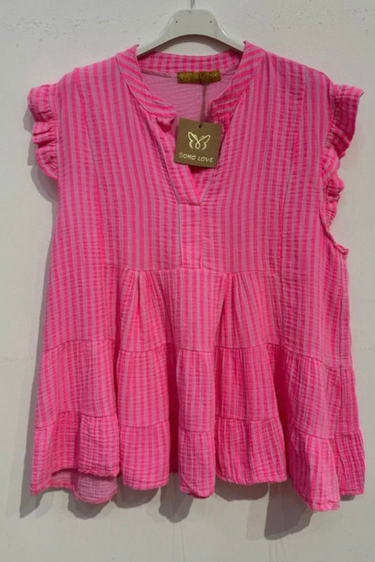 Boho Top Pink