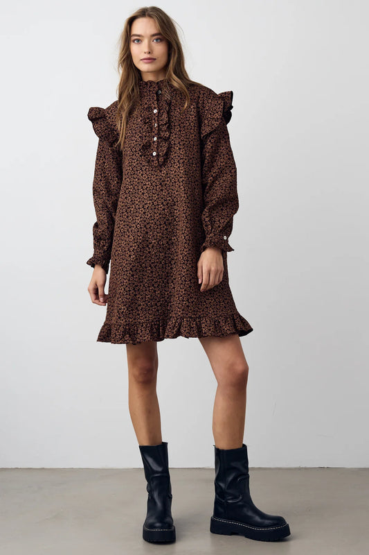 Reno Ruby Dress Brown