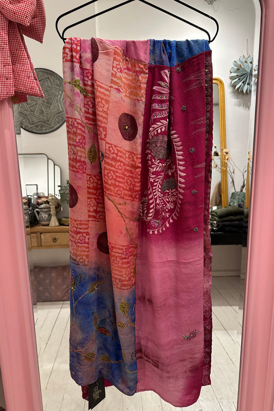 Stort Silke tørklæde