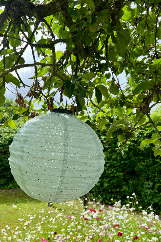 Lanterne Solar Mint Grøn/ Rund