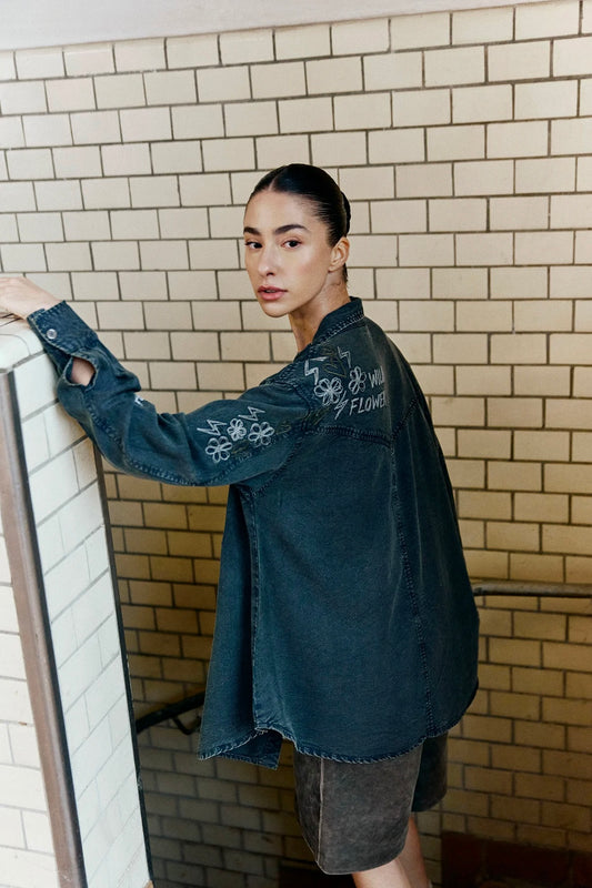 Ofelia Shirt Dark Grey