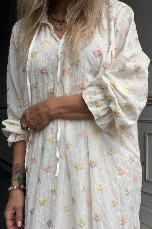 Flower Dress White