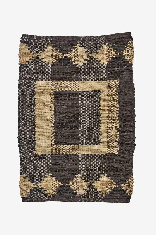 Dørmåtte I Jute og Læder