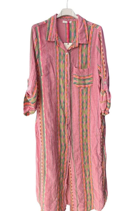 Boho Skjorte Rosa