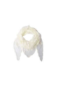 Miriana Triangle Lace Scarf Butter Yellow