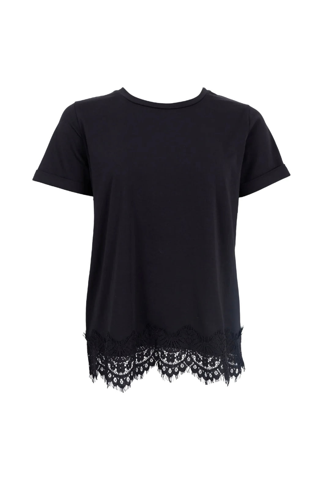 May Lace Tee Black