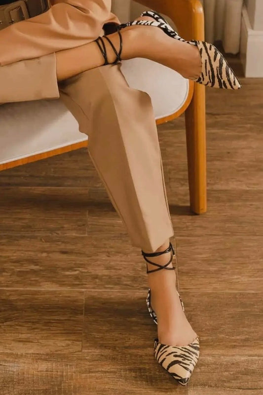 Zebra Slingbacks 🦓