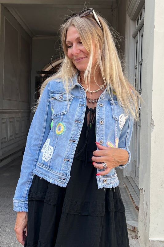 Boho Denim Jakke
