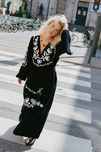 Kamma Dress Navy