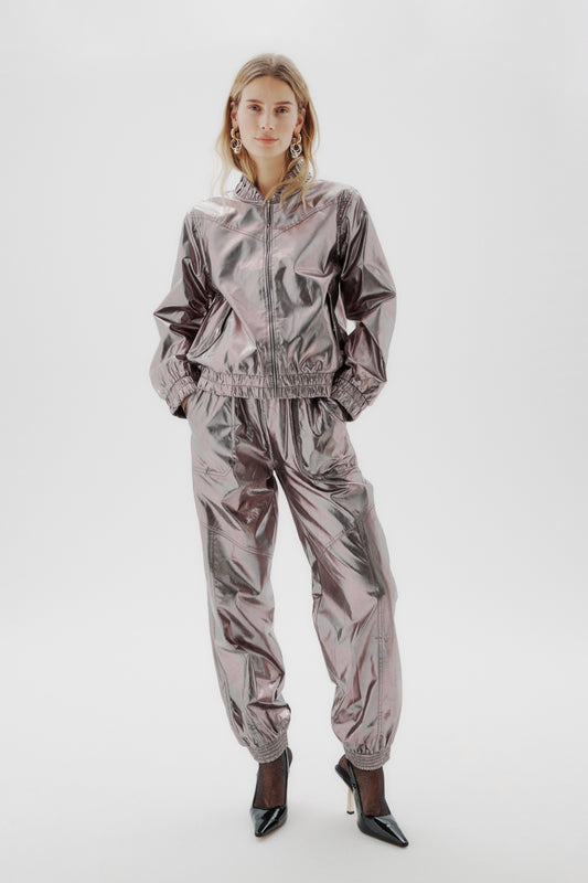 Trischa Pants Rosa Metallic