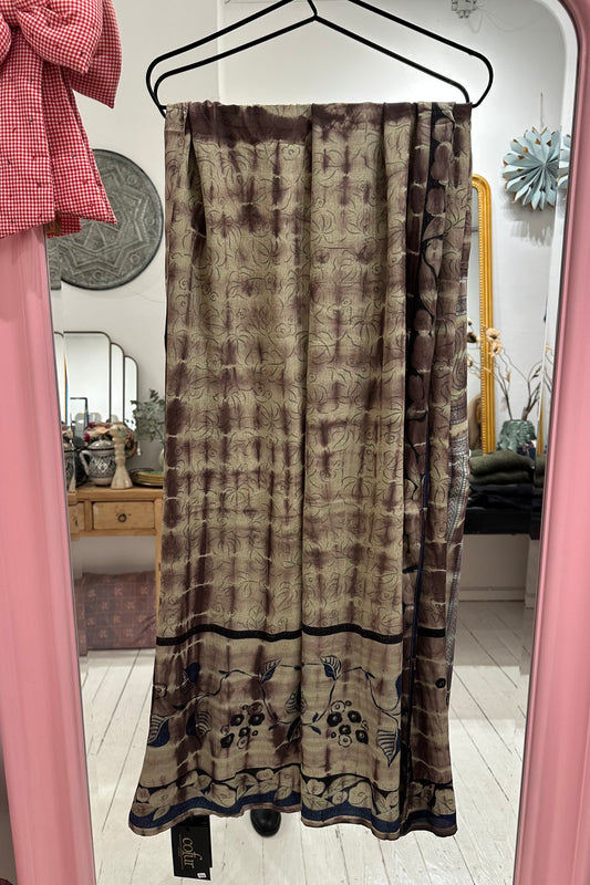 Stort Silke tørklæde