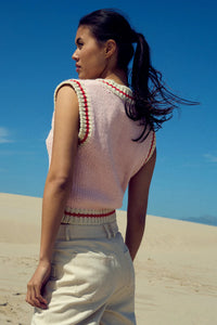 Kayanna Knit Vest Berry